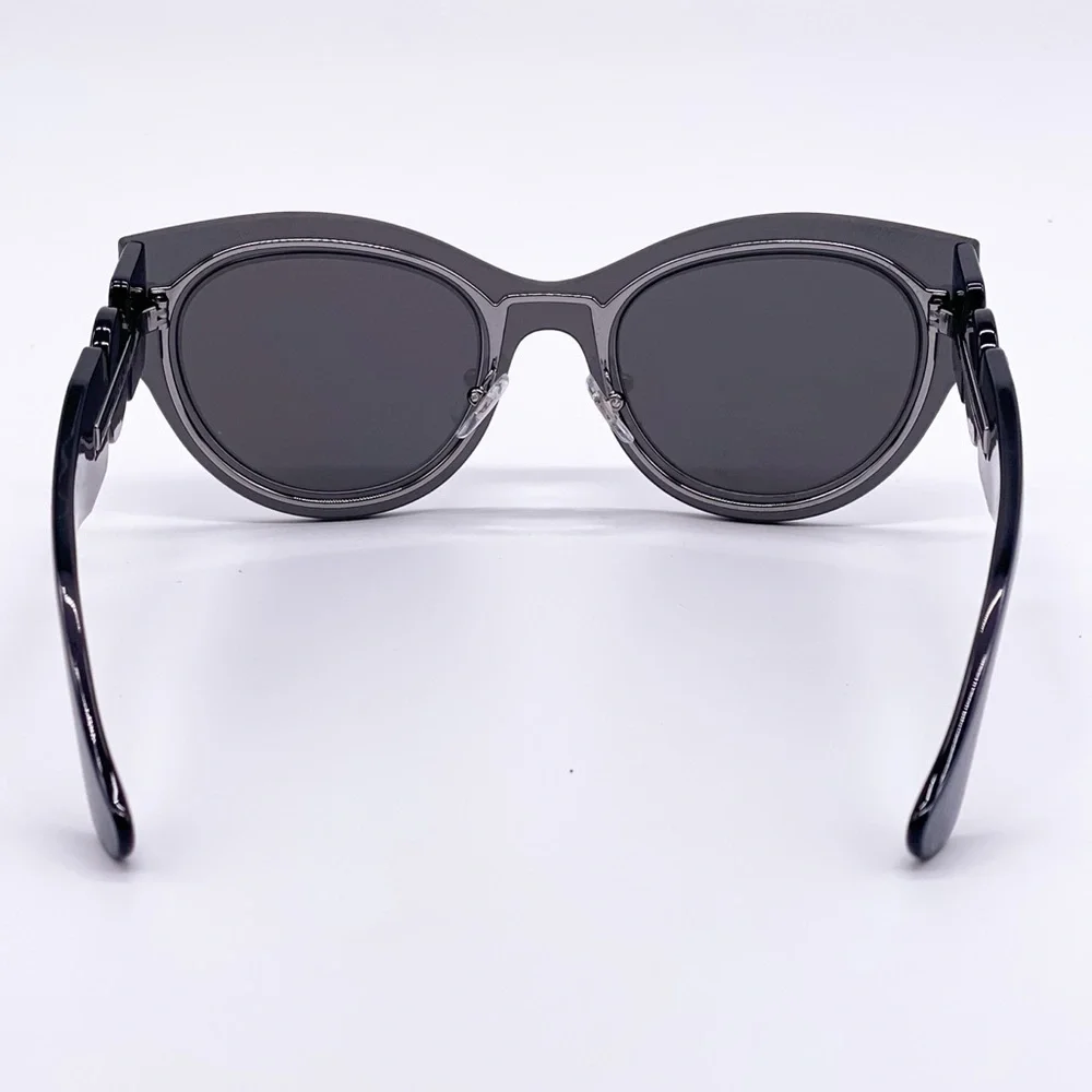 NEW VERSACE VE2234 1001/6G GREY CAT EYE SUNGLASSES VERSACE MOD 2234